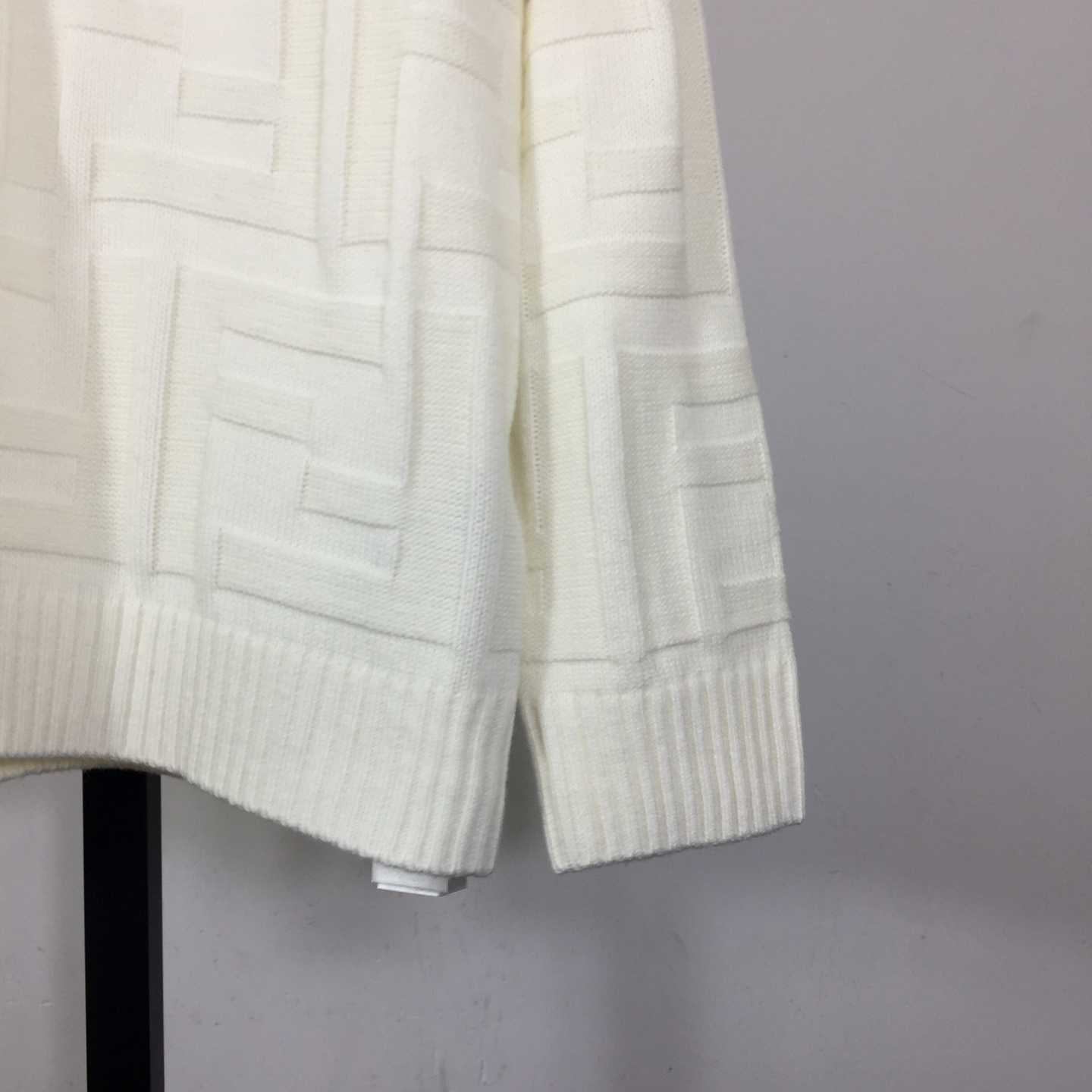 Fendi White Wool Pullover - EUR FASHION