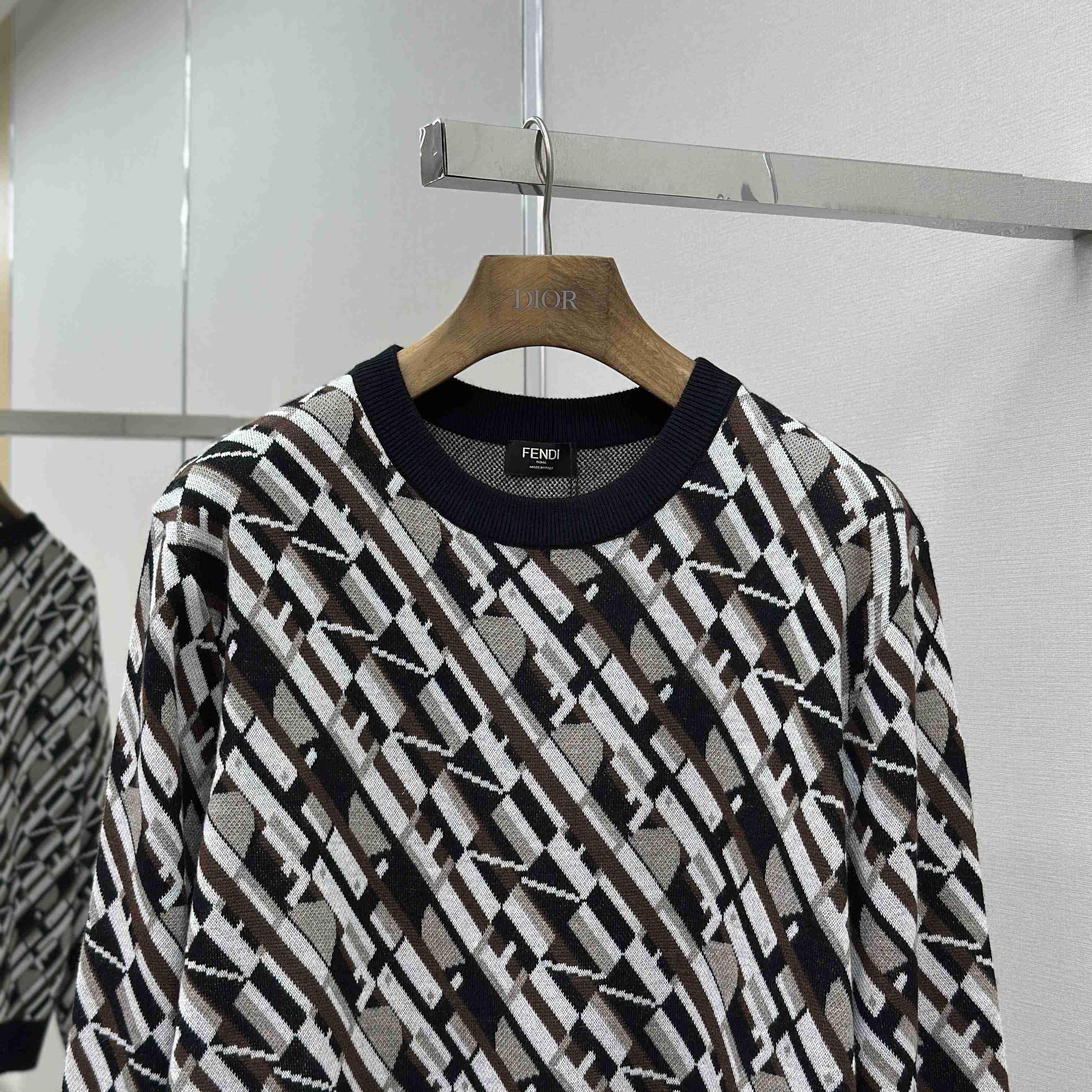 Fendi Multicolor Wool Jumper - EUR FASHION