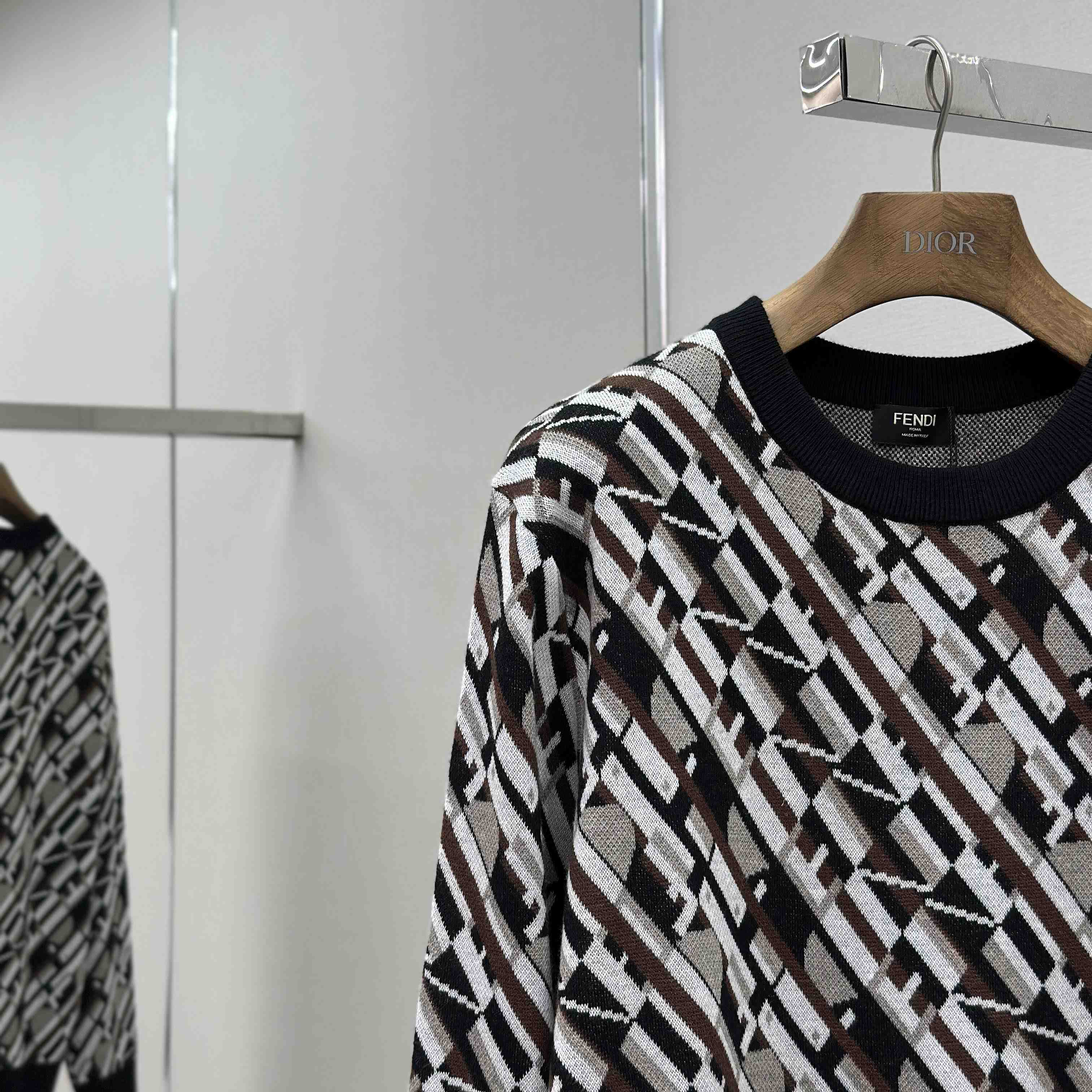 Fendi Multicolor Wool Jumper - EUR FASHION