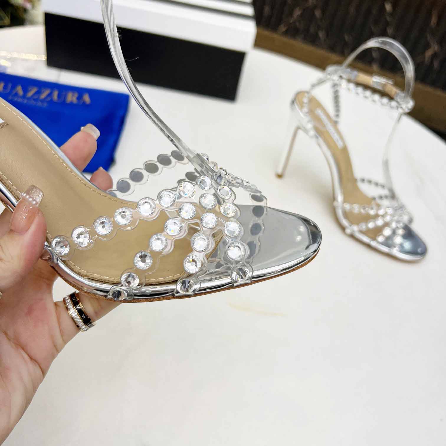 Aquazzura Tequila Plexi Sanda    - EUR FASHION