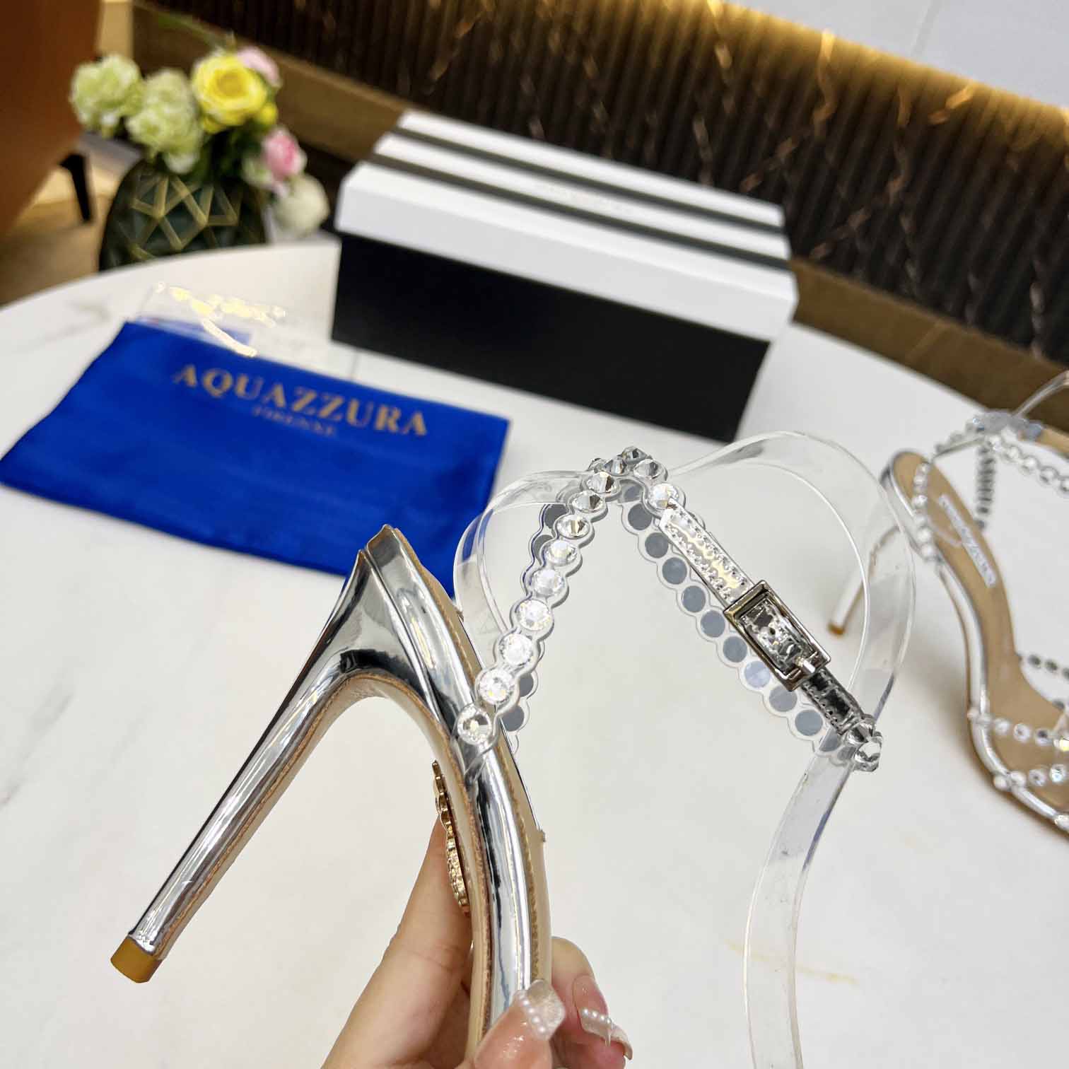 Aquazzura Tequila Plexi Sanda    - EUR FASHION