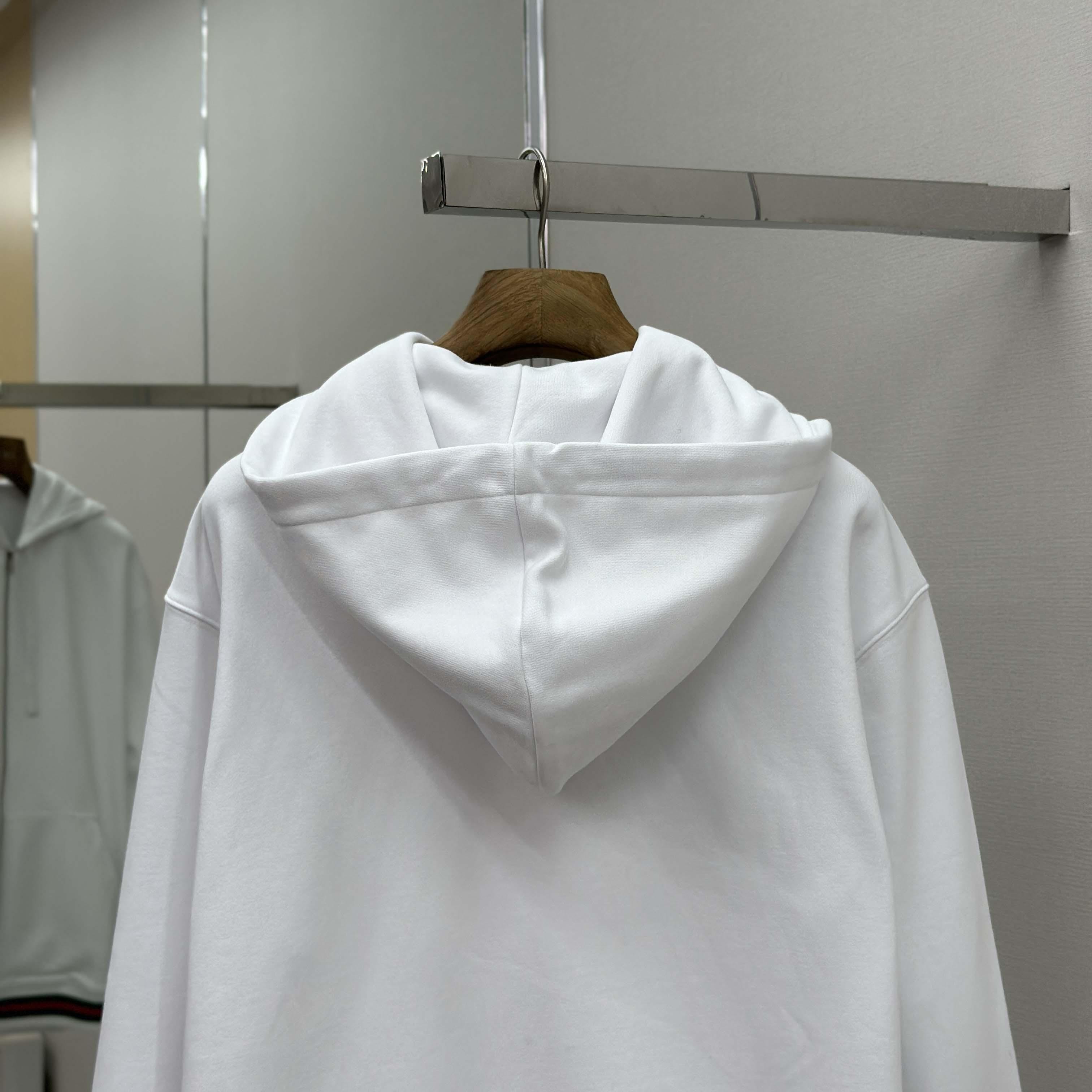 Gucci Cotton Jersey Sweatshirt With Web - EUR FASHION