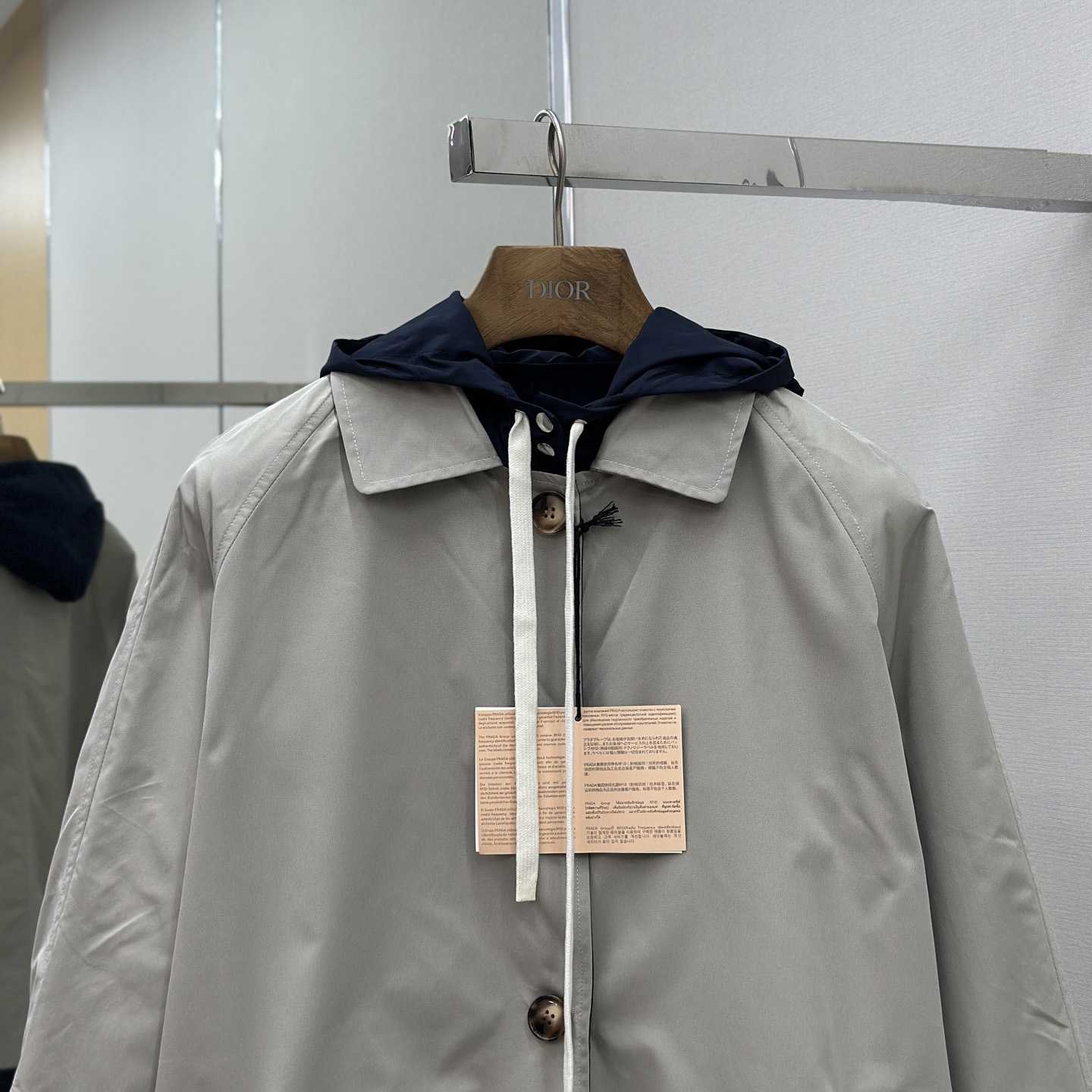 Miu Miu Panama Cotton And Technical Pongé Blouson Jacket - EUR FASHION