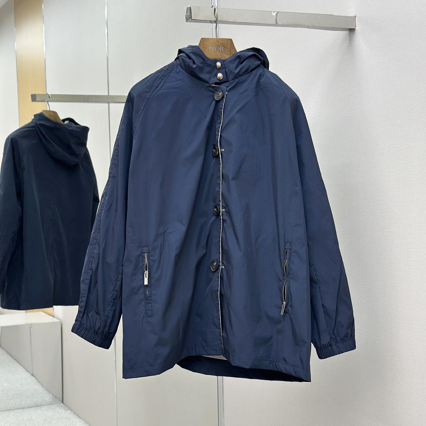 Miu Miu Panama Cotton And Technical Pongé Blouson Jacket - EUR FASHION