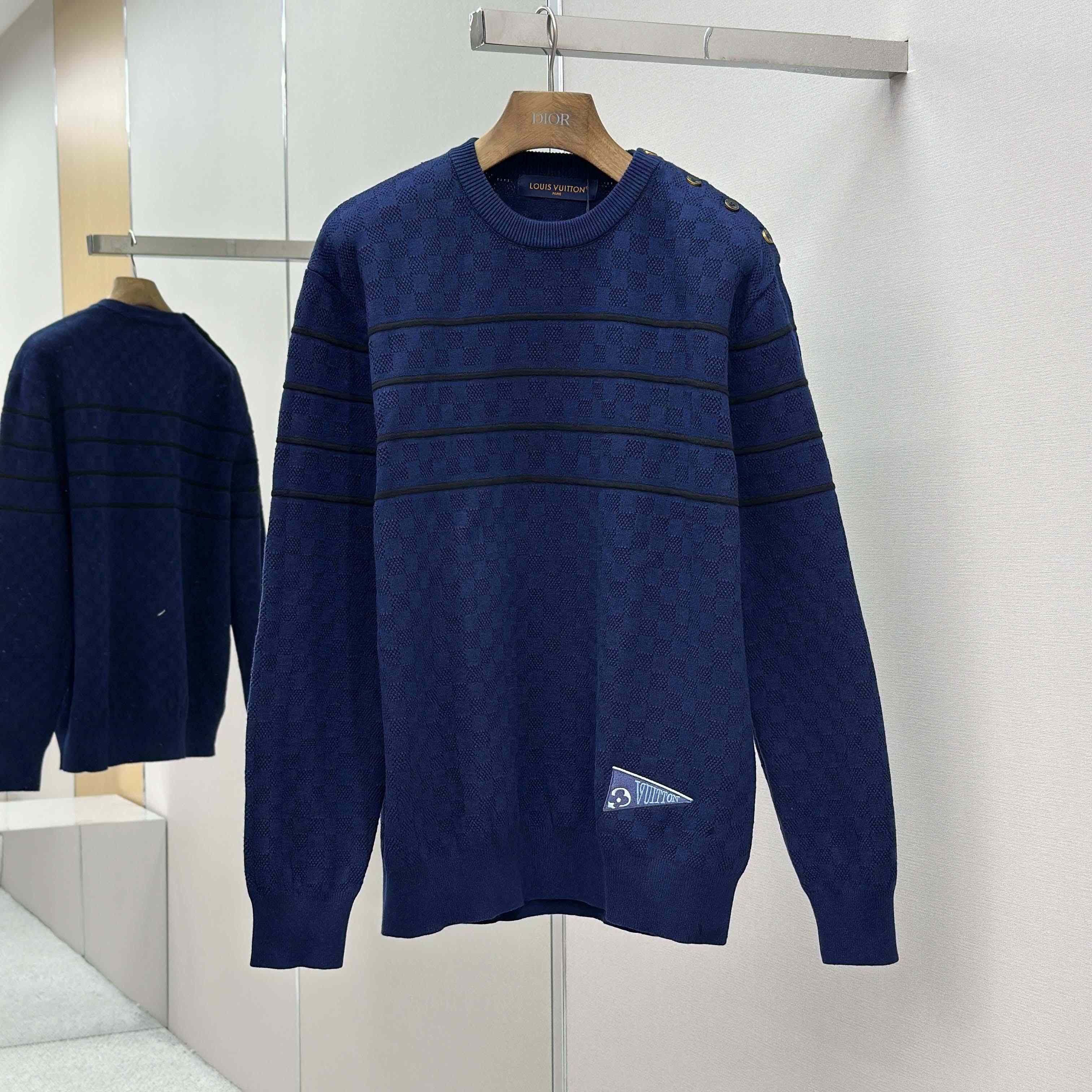 Louis Vuitton Damier Stripes Pullover - EUR FASHION