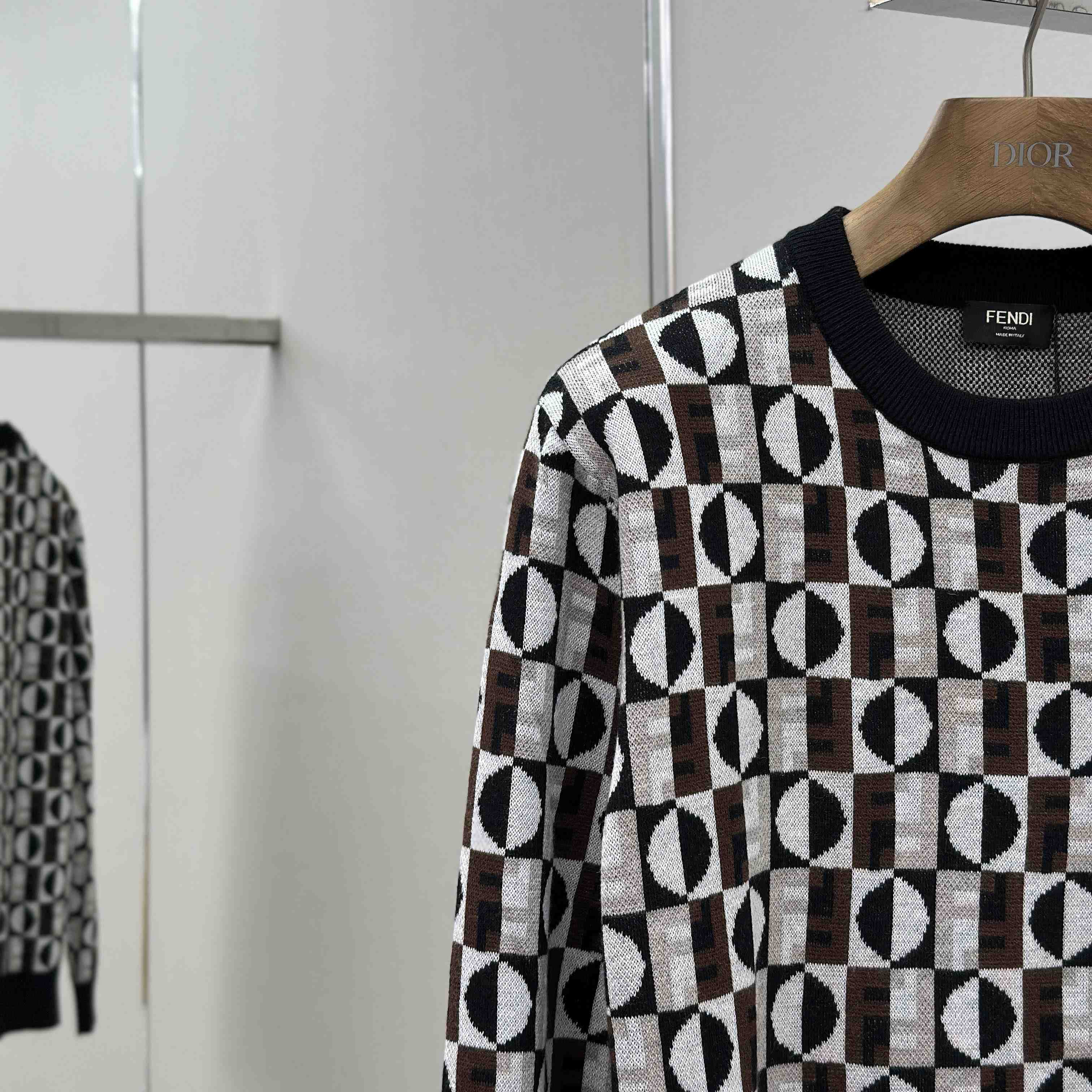 Fendi Multicolour Wool Jumper - EUR FASHION