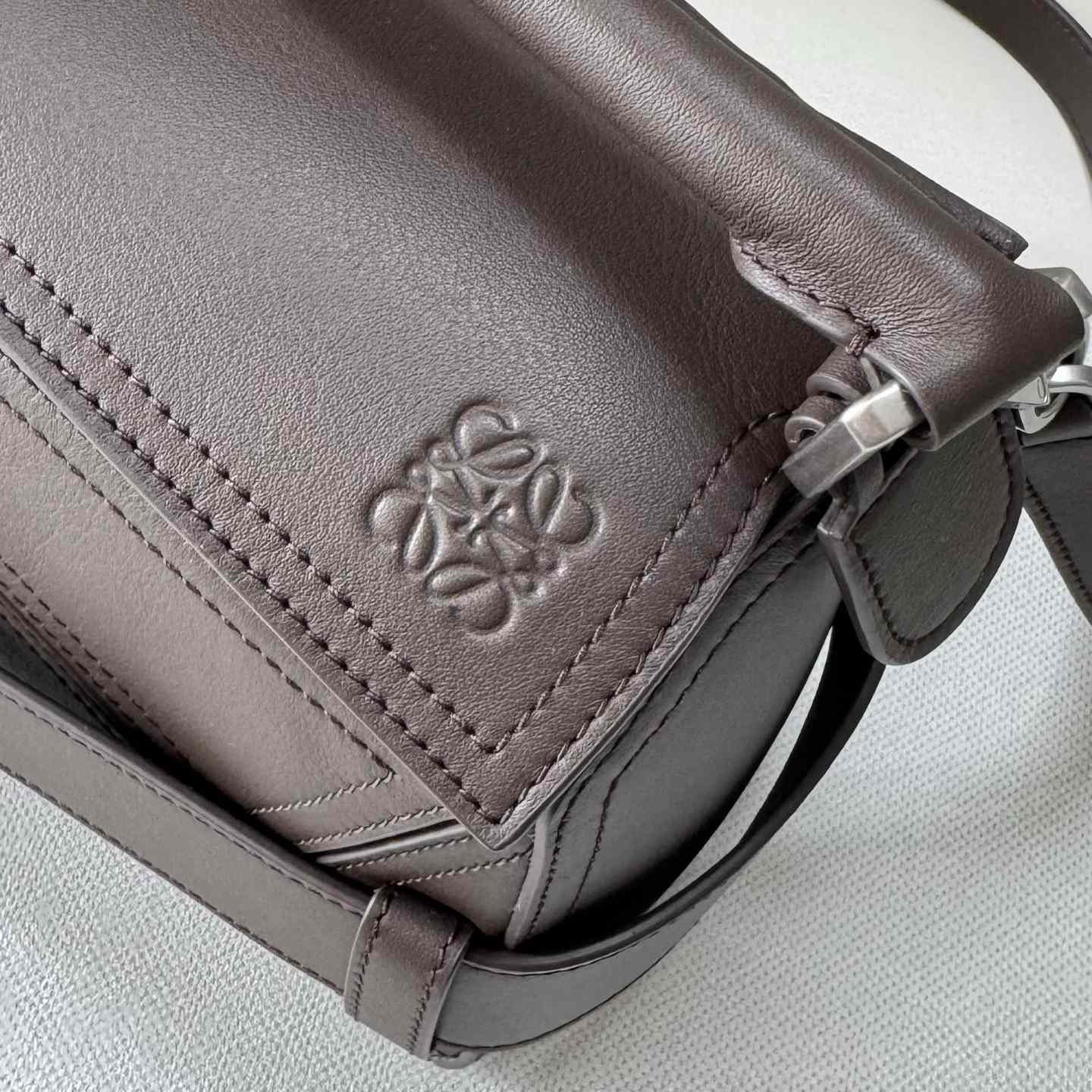 Loewe Small Puzzle Biker Bag In Shiny Calfskin - EUR FASHION