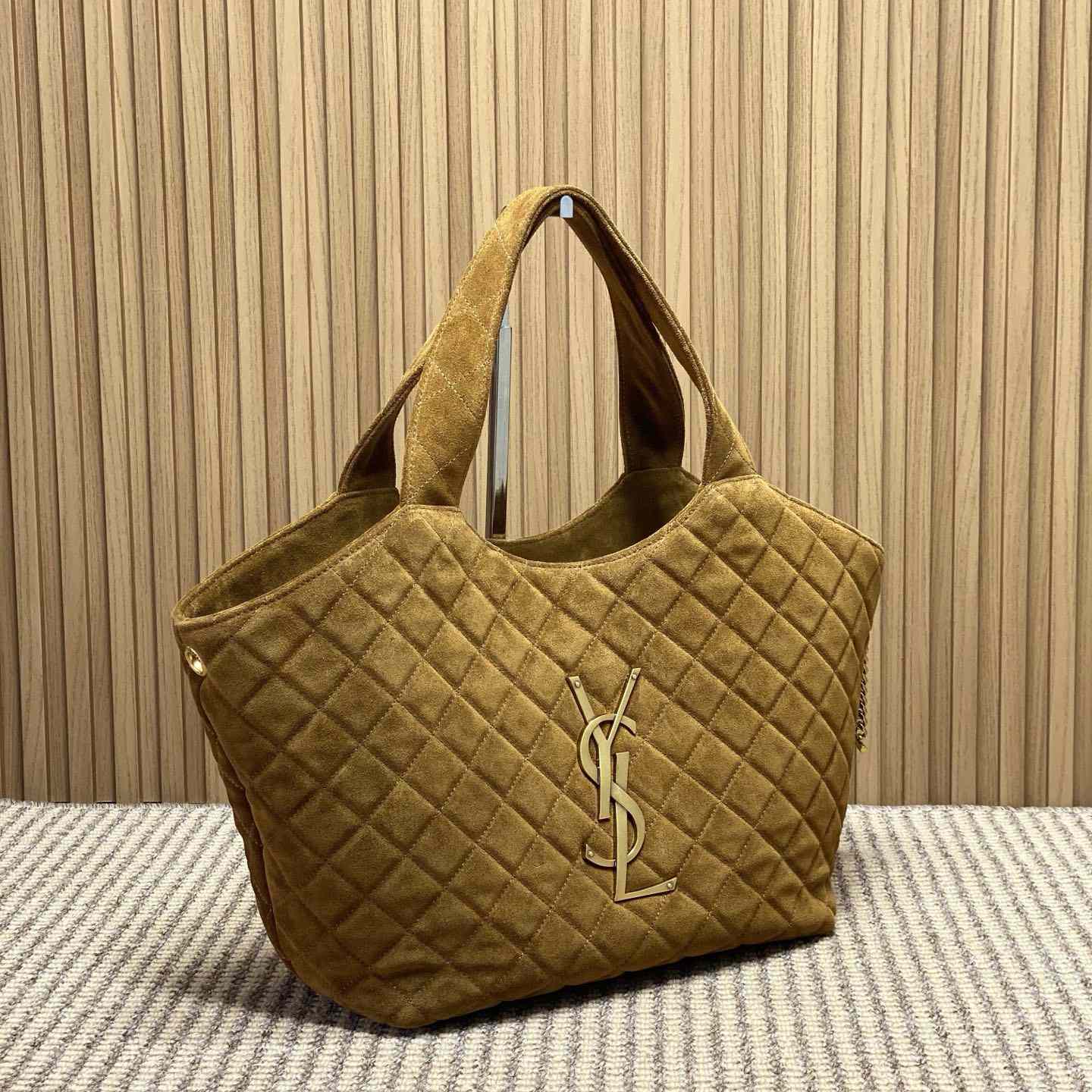 Saint Laurent Icare Medium In Quilted Suede  - EUR FASHION