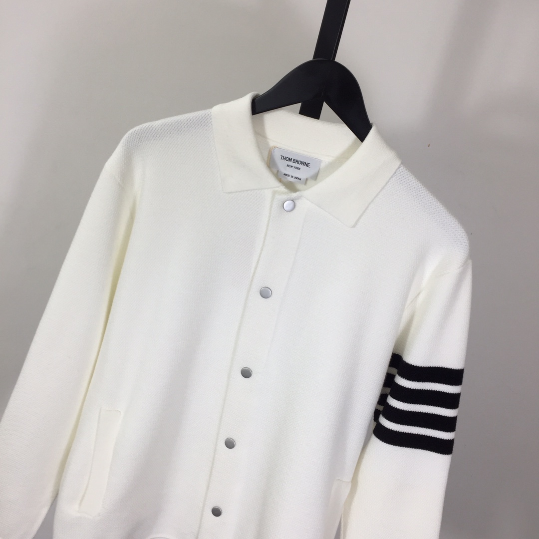 Thom Browne 4-Bar Cardigan - EUR FASHION