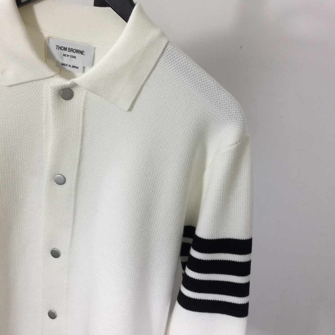 Thom Browne 4-Bar Cardigan - EUR FASHION