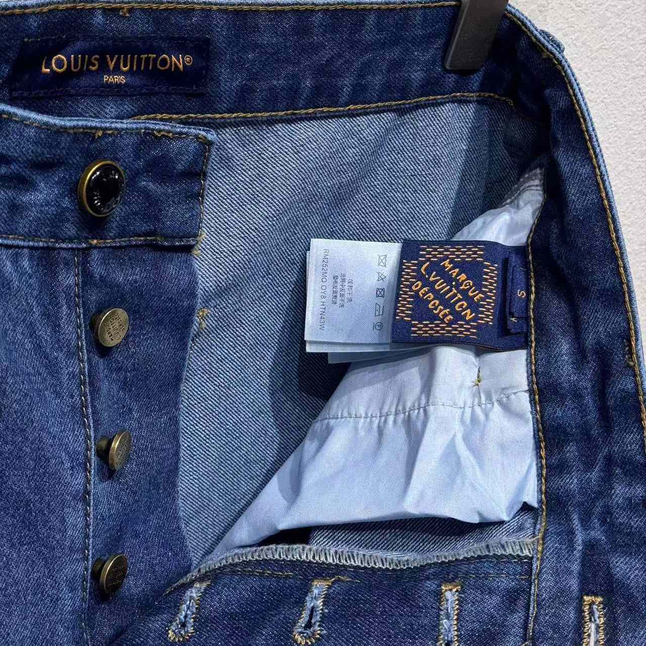 Louis Vuitton Monogram Denim Workwear Pants   1AIJUF - EUR FASHION