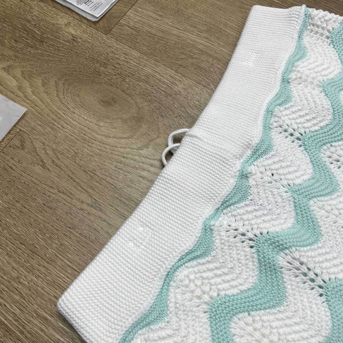 Casablanca Gradient Wave Cotton Crochet Shorts   D0111 - EUR FASHION