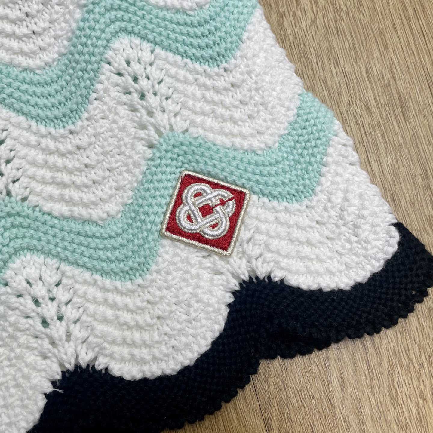 Casablanca Gradient Wave Cotton Crochet Shorts   D0111 - EUR FASHION