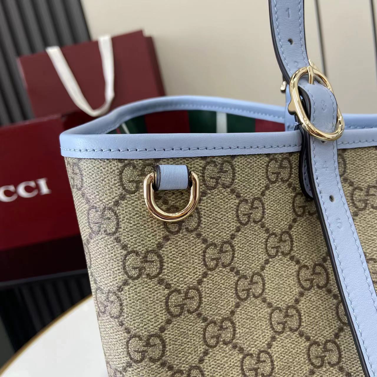 Gucci GG Emblem Large Tote Bag - EUR FASHION
