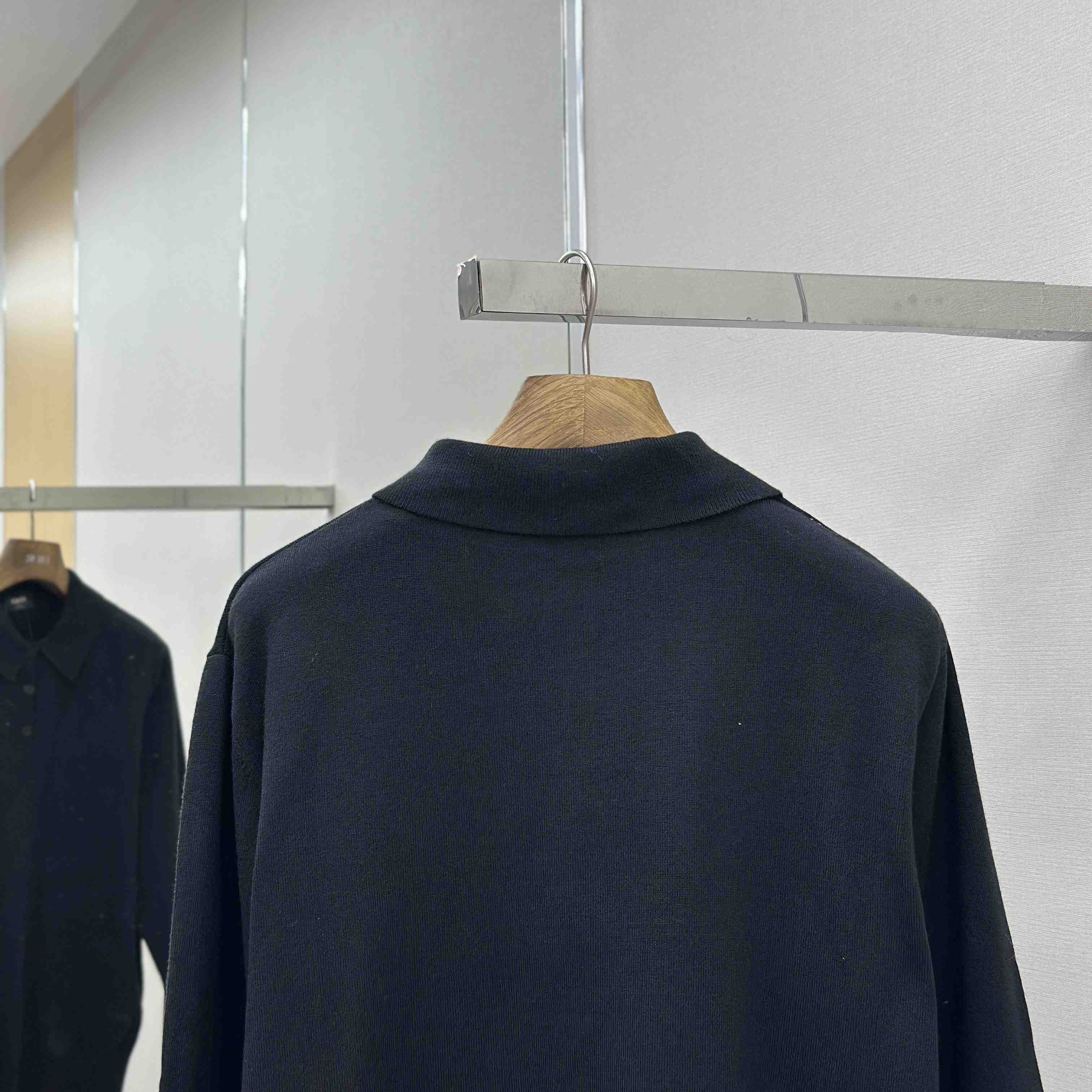 Fendi Black Wool Polo Shirt - EUR FASHION