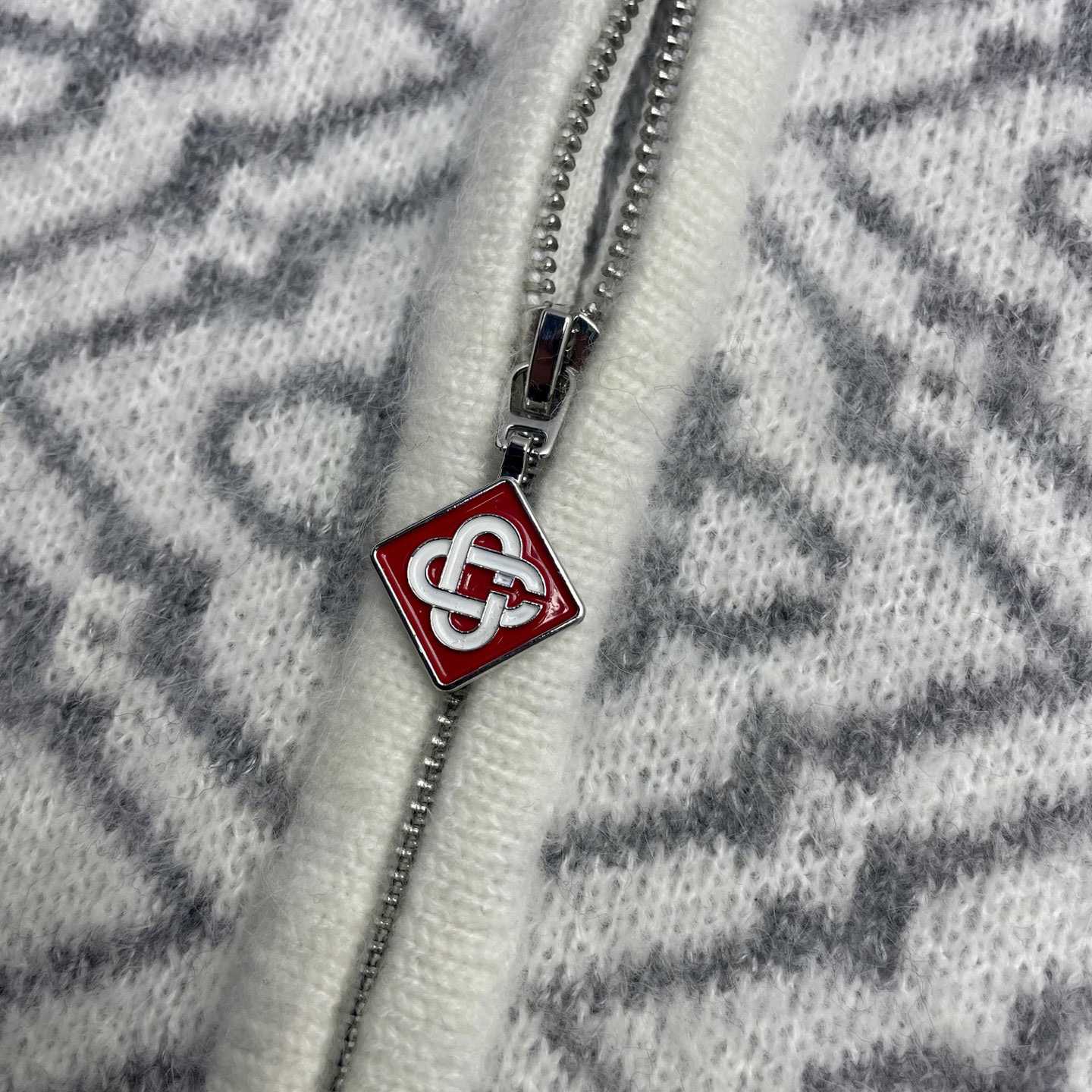 Casablanca Logo-pattern Zip-fastening Cardigan   D0115 - EUR FASHION