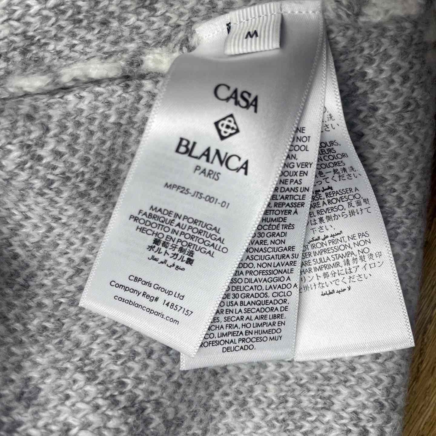 Casablanca Logo-pattern Zip-fastening Cardigan   D0115 - EUR FASHION