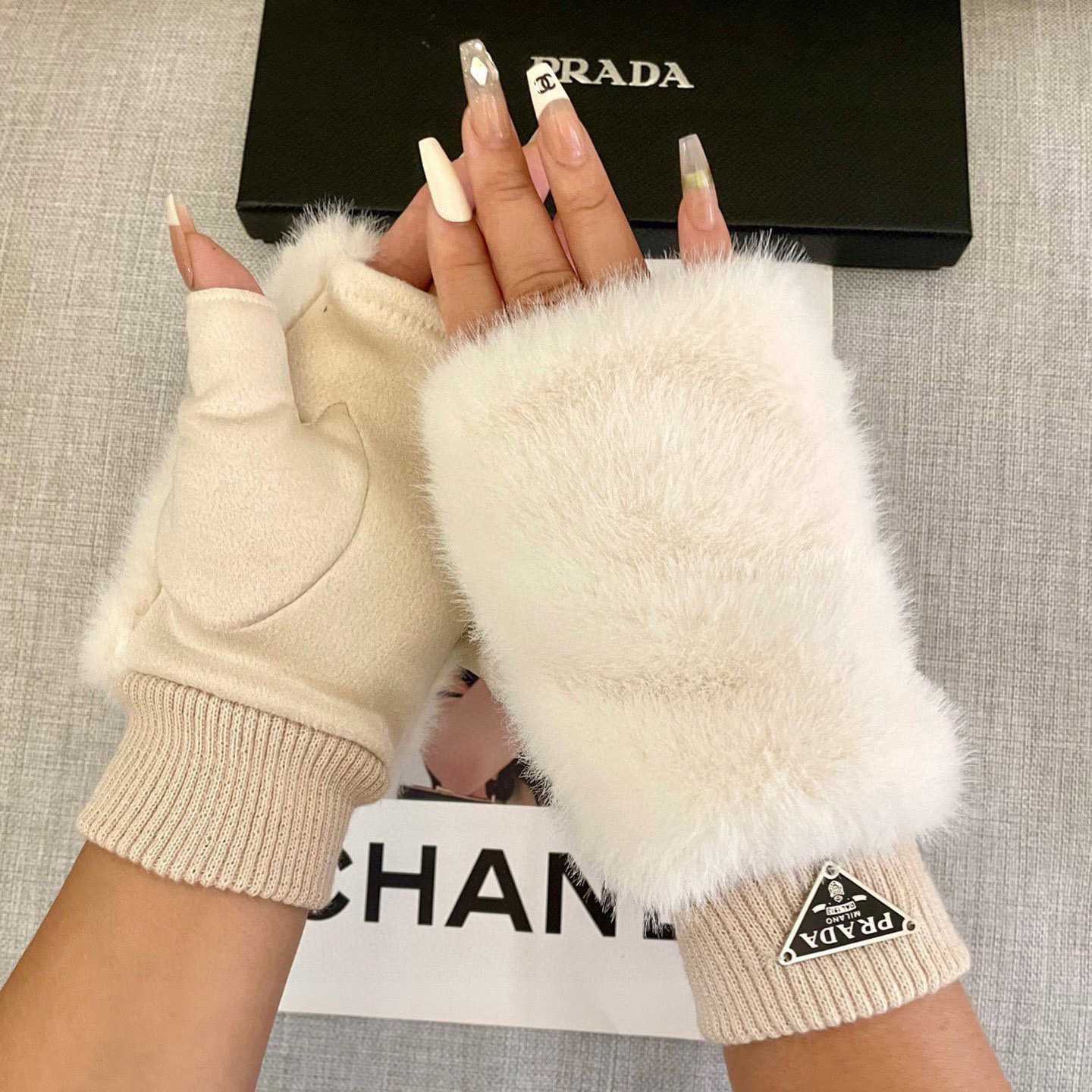 Prada Women's Gloves  - EUR FASHION