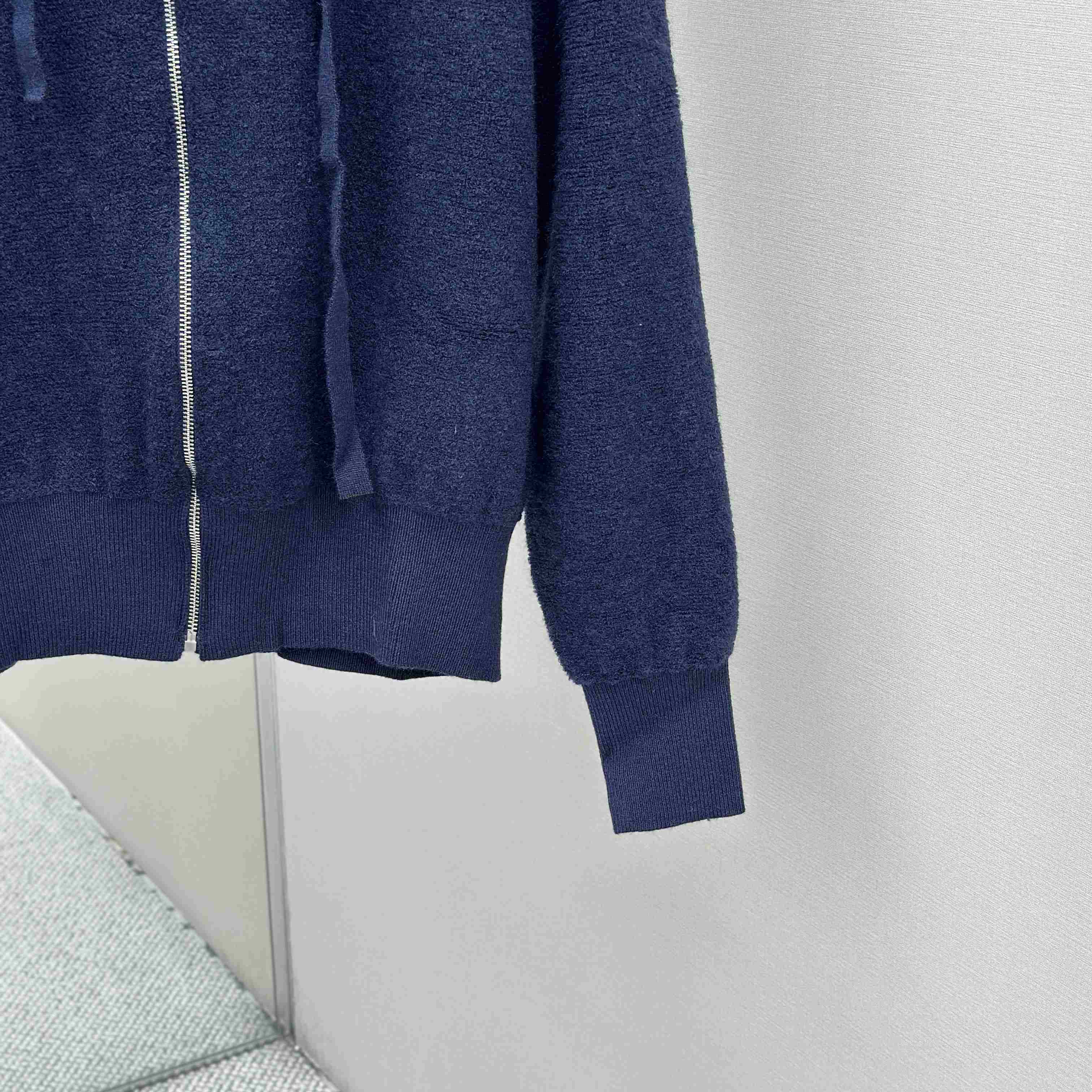 Loewe Anagram Zip-up Hoodie In Wool - EUR FASHION