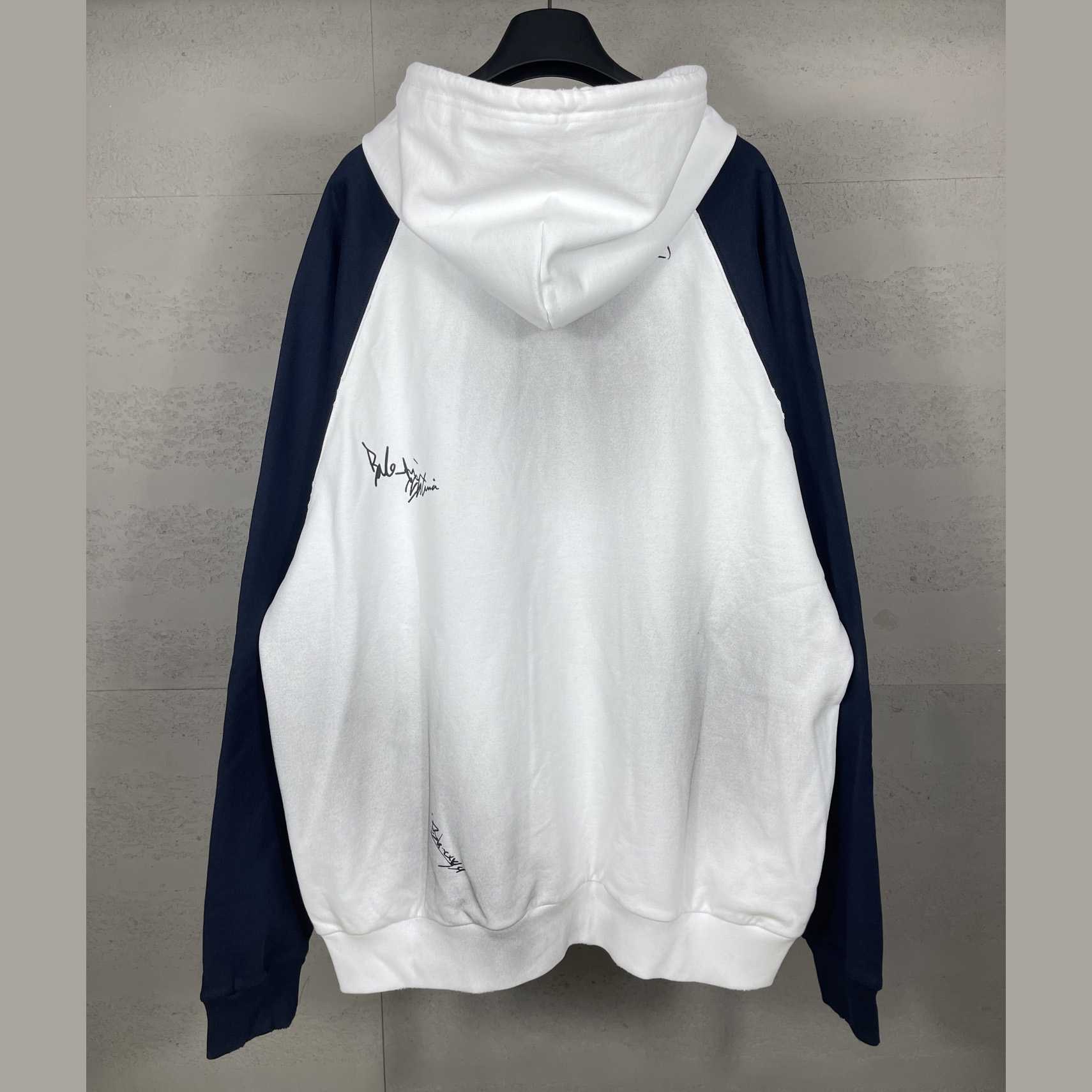 Balenciaga Banana Raglan Oversized Zip-Up Hoodie  - EUR FASHION