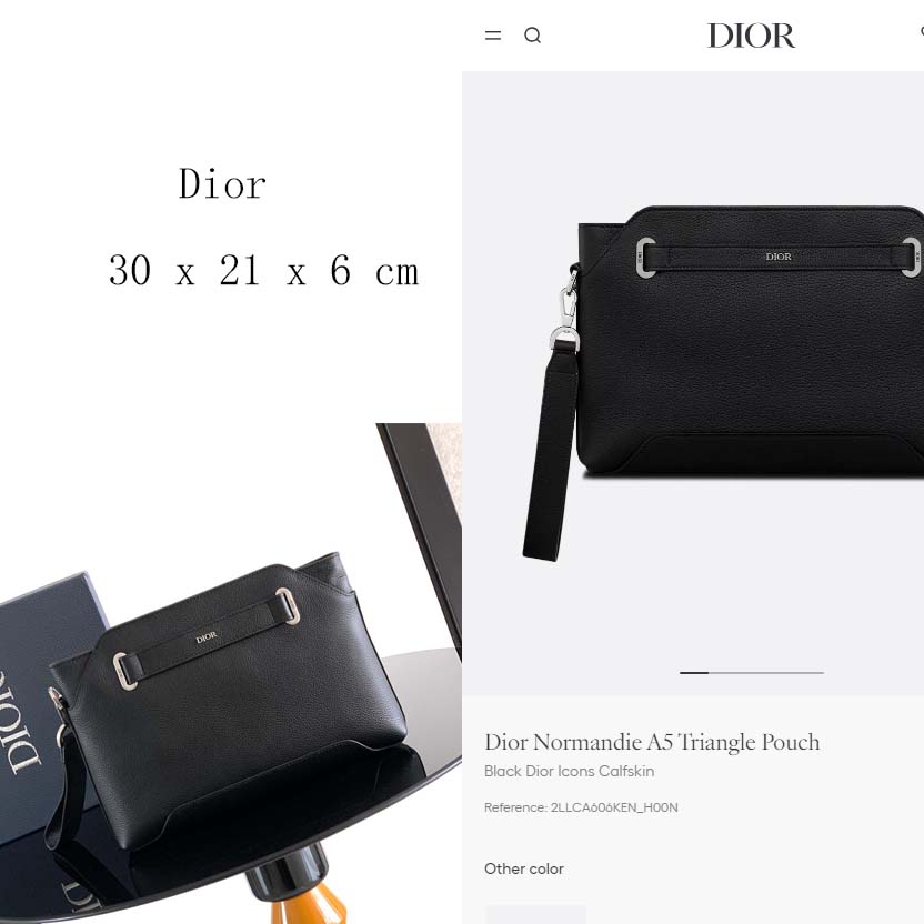 Dior Normandie A5 Triangle Pouch   - EUR FASHION