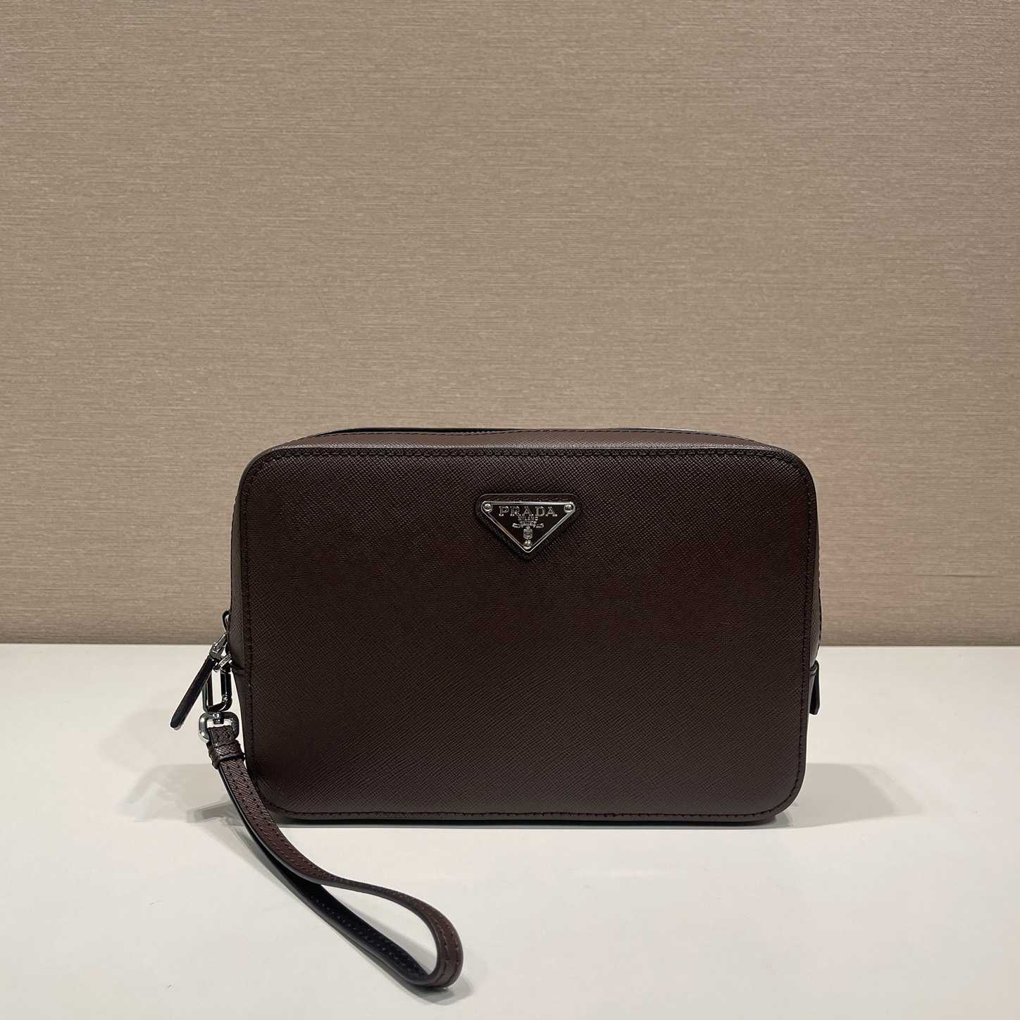 Prada Leather Clutch Bag (23.5*15.5*6.5cm) - EUR FASHION