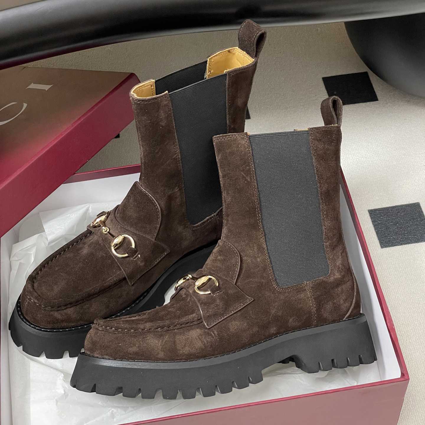 Gucci Women's Ankle Boot With Horsebit - EUR FASHION