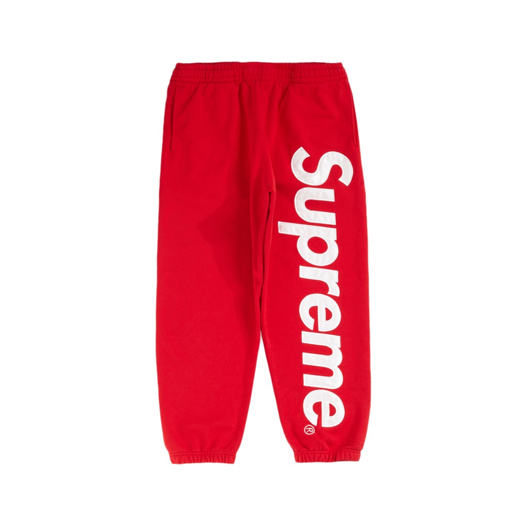 Supreme Satin Appliqué Sweatpant - EUR FASHION