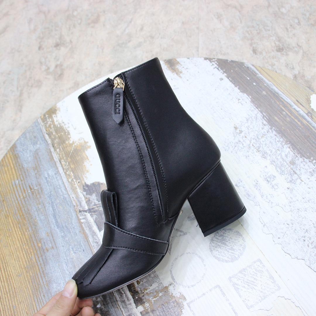 Gucci Women's Horsebit Ankle Bootie - EUR FASHION