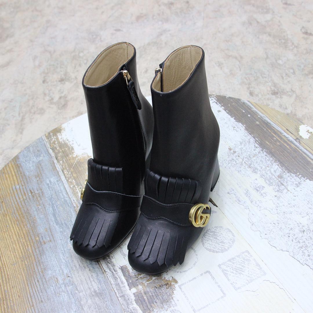 Gucci Women's Horsebit Ankle Bootie - EUR FASHION