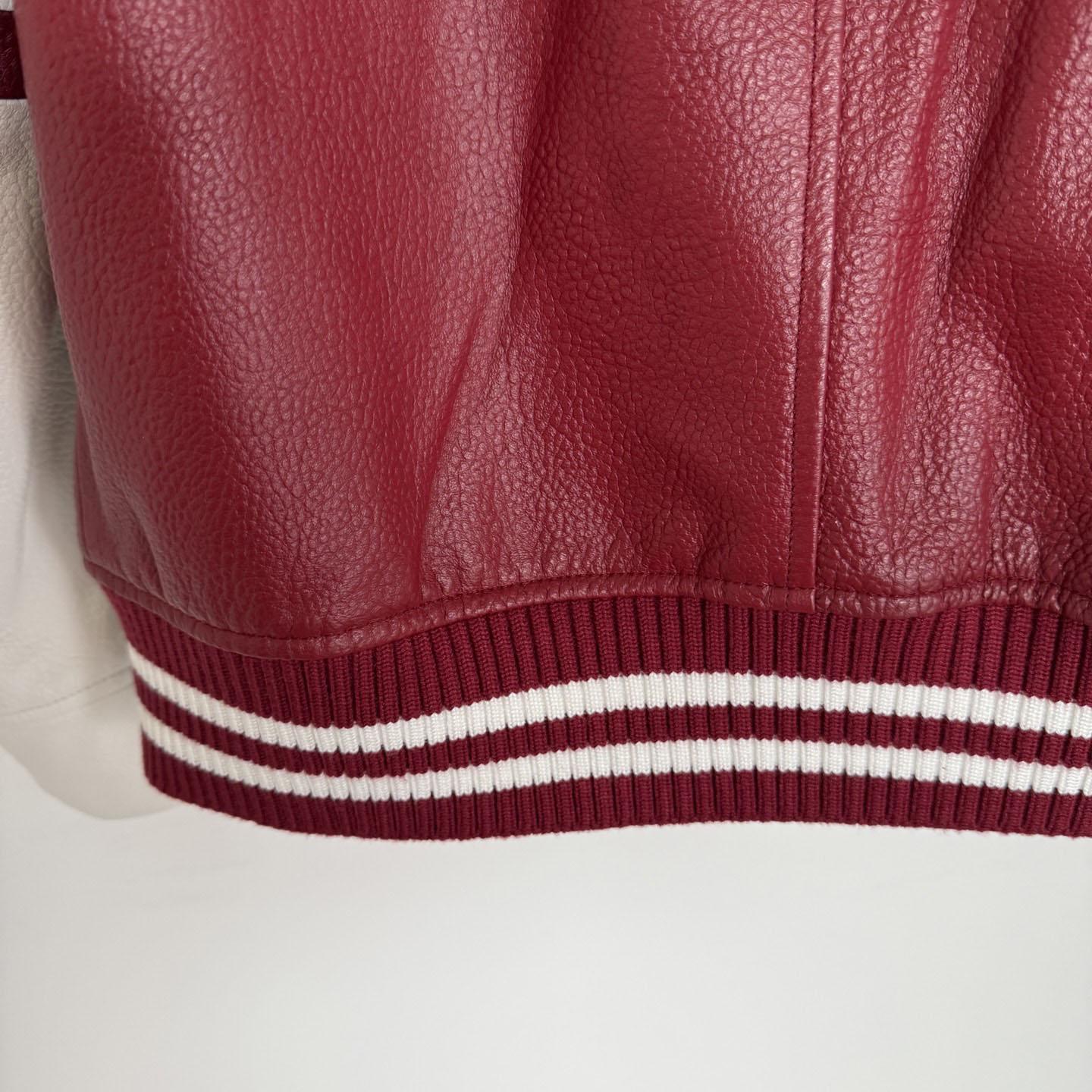 Thom Browne 4-bar Leather Bomber Jacket - EUR FASHION