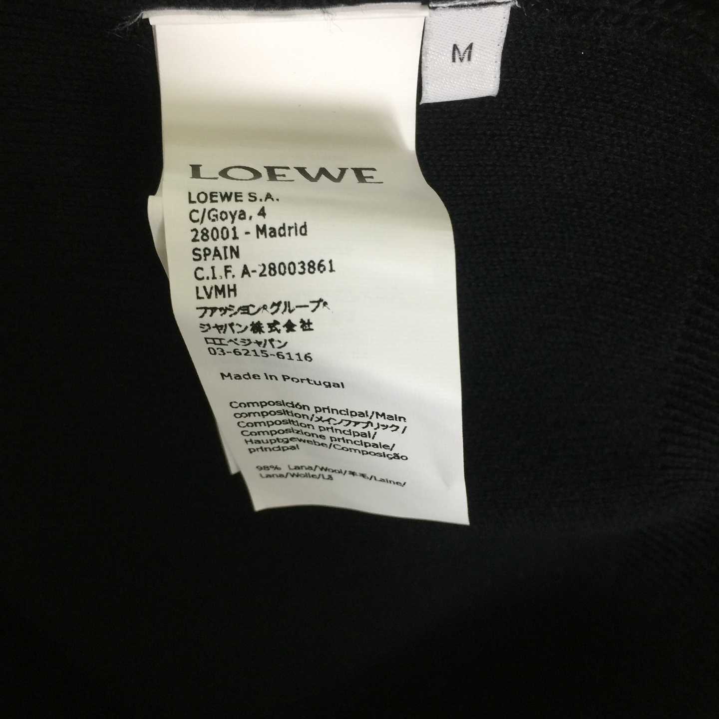 Loewe Zip-up Hoodie In Wool - EUR FASHION