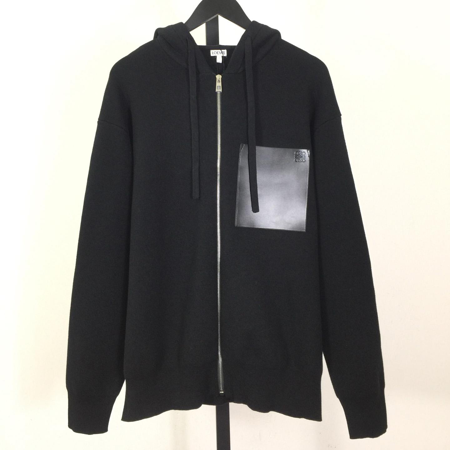 Loewe Zip-up Hoodie In Wool - EUR FASHION