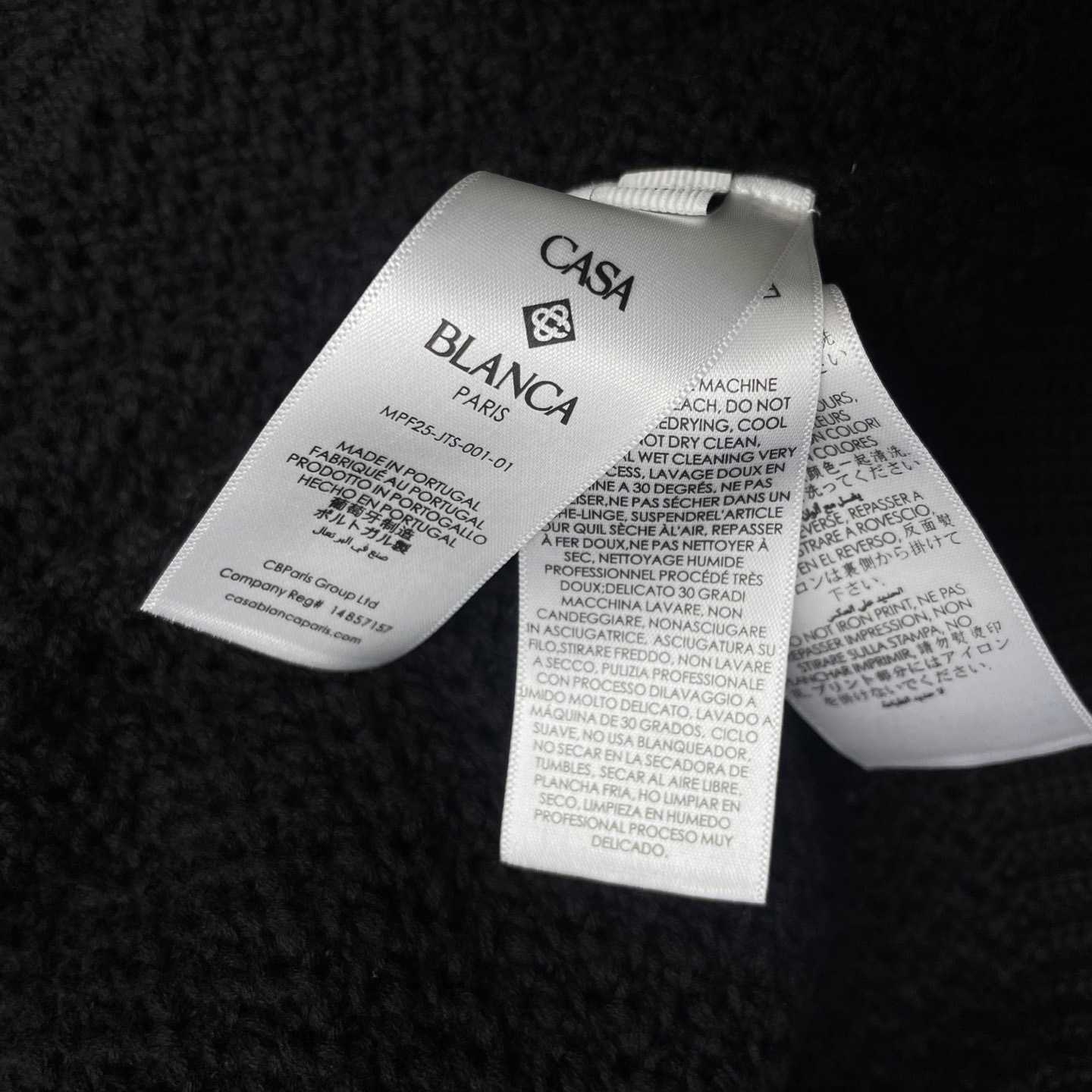 Casablanca Buttoned Ribbed Knit Cardigan   D0114 - EUR FASHION