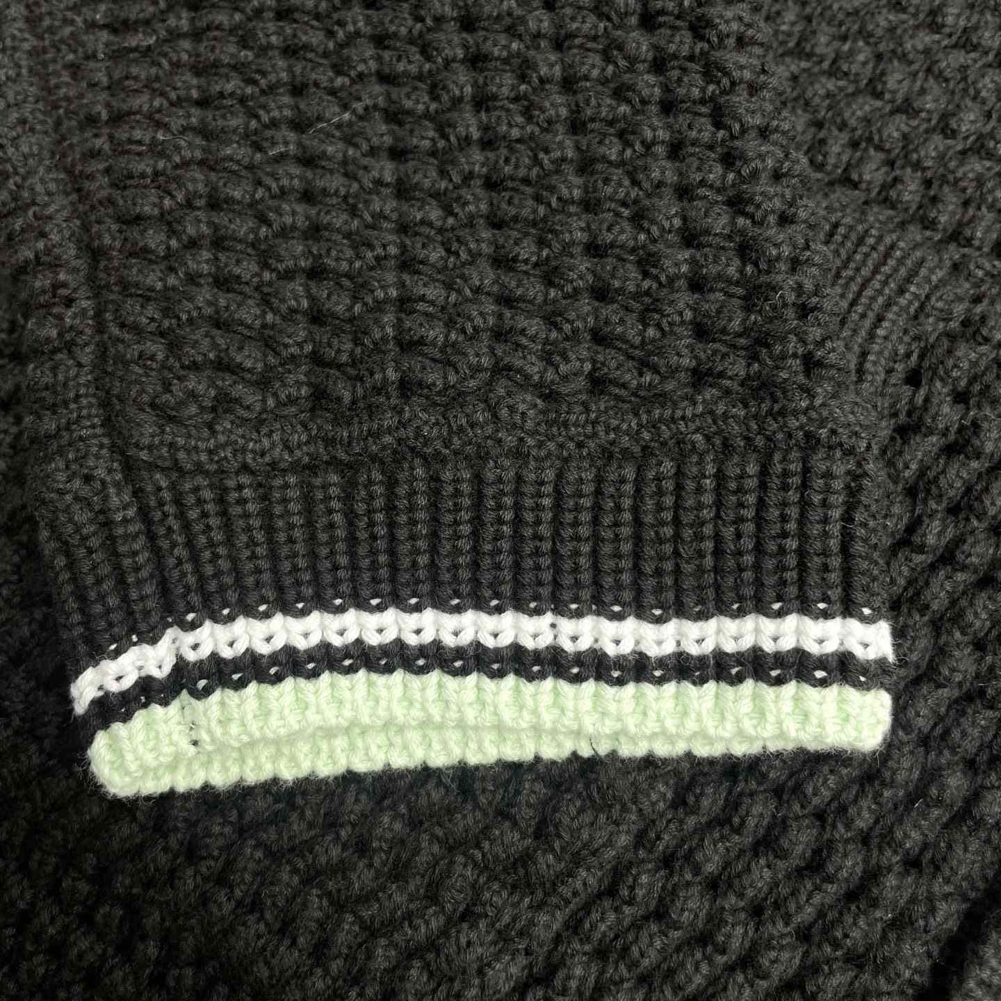 Casablanca Buttoned Ribbed Knit Cardigan   D0114 - EUR FASHION