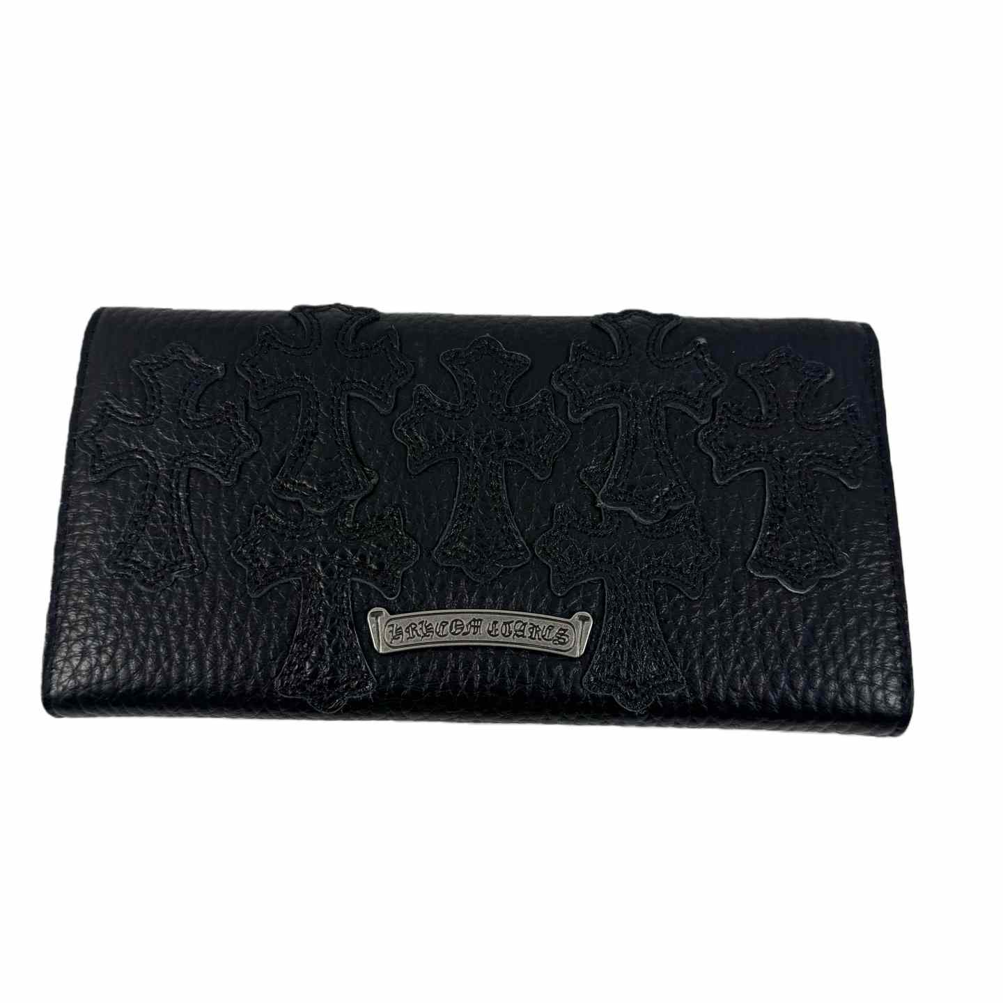 Chrome Heart Leather Cross Wallet - EUR FASHION