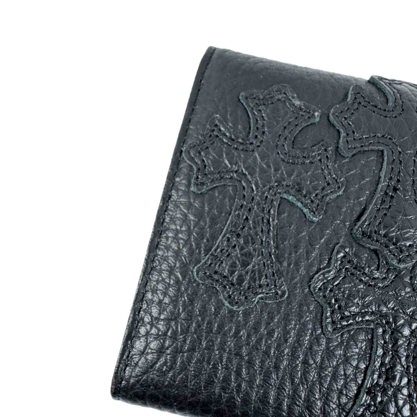 Chrome Heart Leather Cross Wallet - EUR FASHION