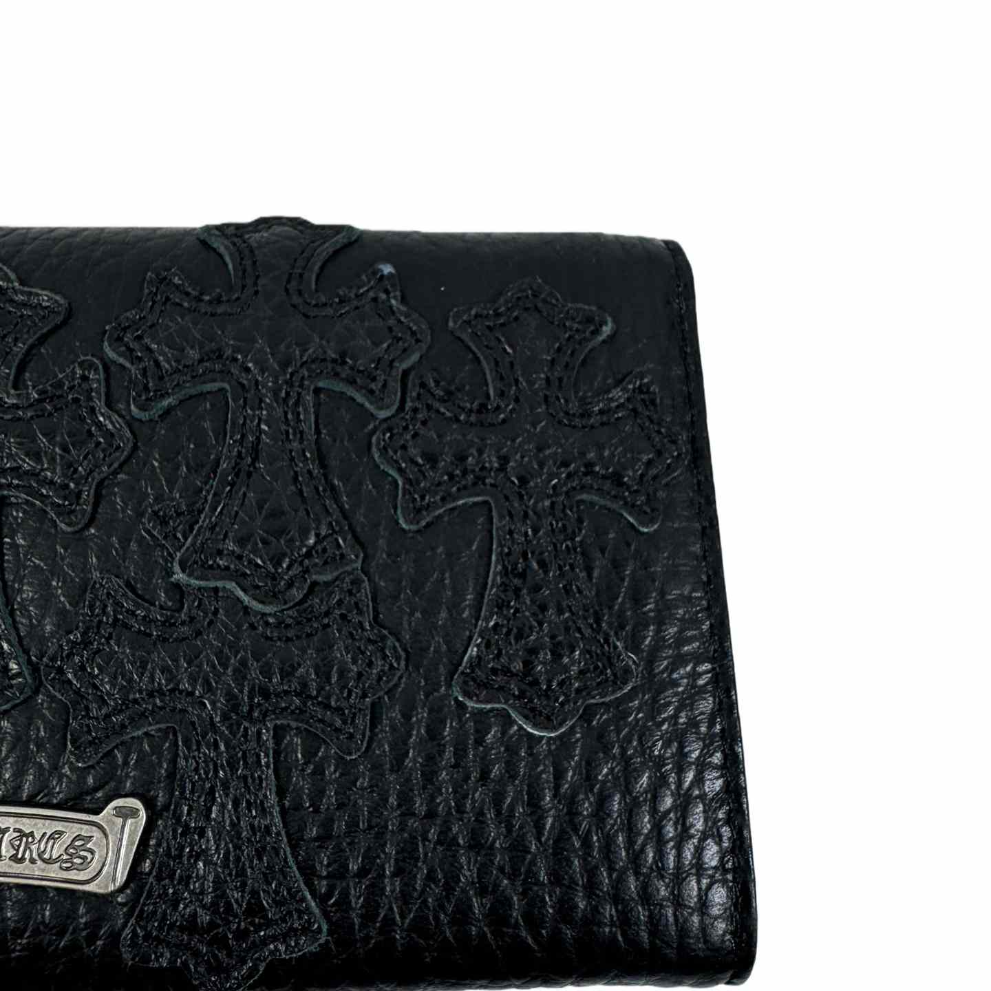 Chrome Heart Leather Cross Wallet - EUR FASHION