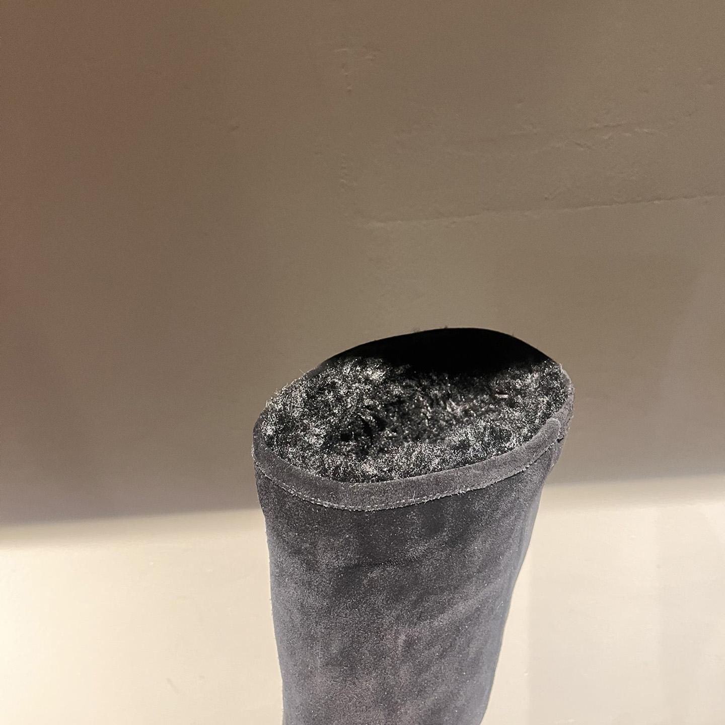 Balenciaga Alaska Fur High Boots - EUR FASHION