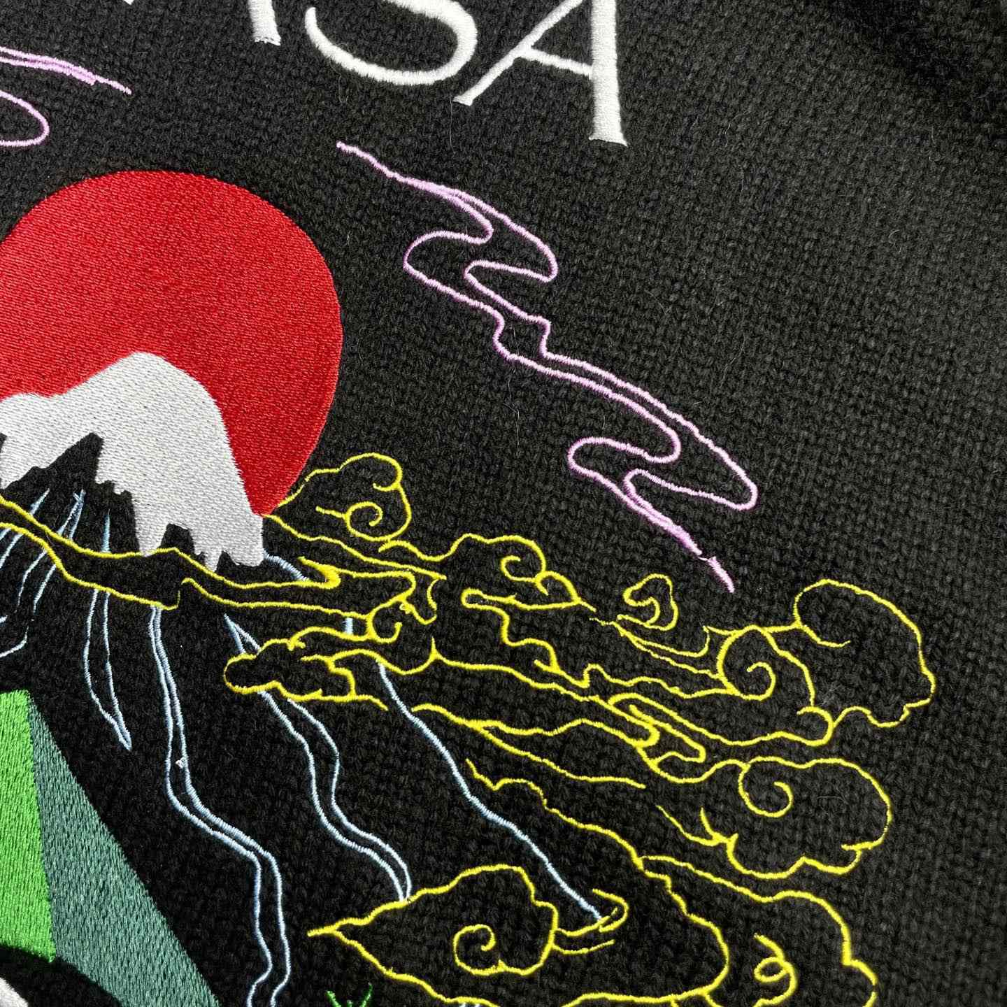 Casablanca Embroidered Panel Cardigan   Z6035 - EUR FASHION