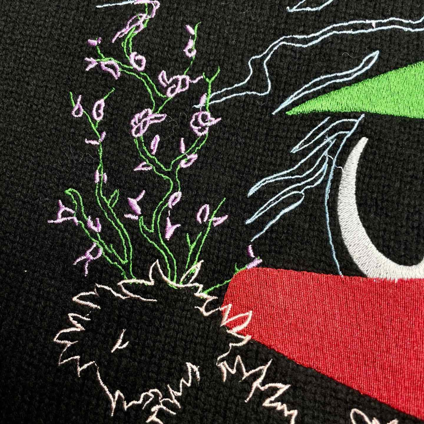 Casablanca Embroidered Panel Cardigan   Z6035 - EUR FASHION