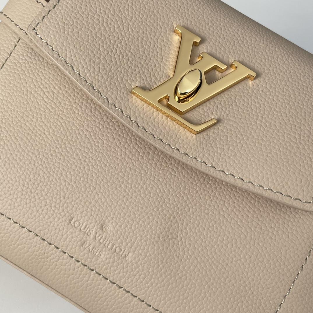 Louis Vuitton Greige Leather LockMe Ever Mini Bag    M21052 - EUR FASHION