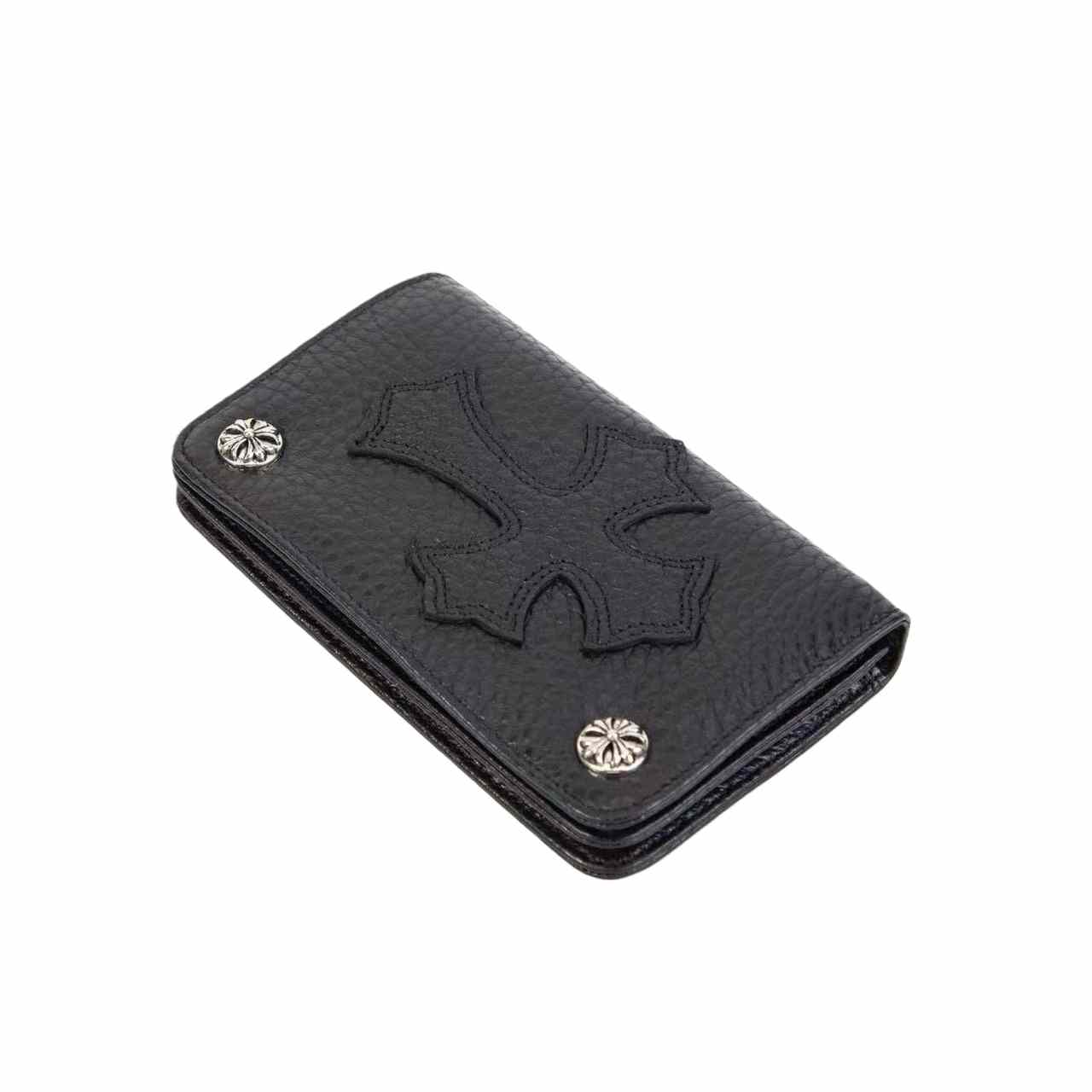 Chrome Heart Leather Cross Wallet - EUR FASHION