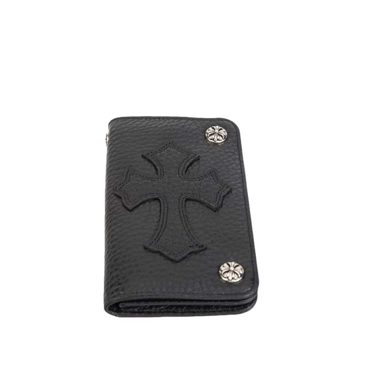 Chrome Heart Leather Cross Wallet - EUR FASHION