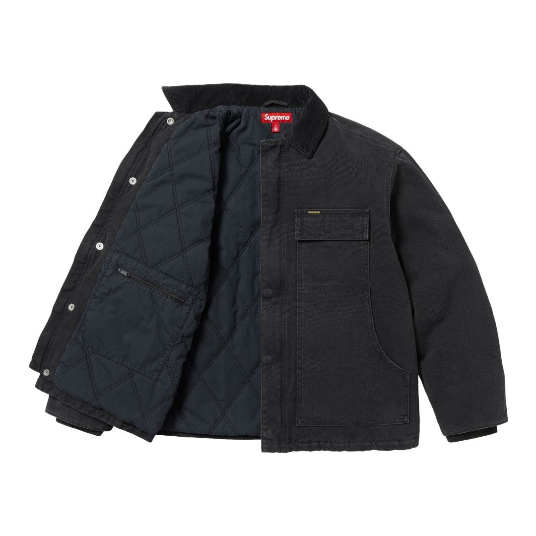 Supreme Old English Canvas Work Jacket - EUR FASHION