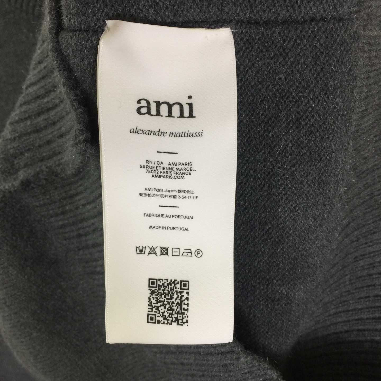 AMI Paris Ami De Coeur Wool Cardigan - EUR FASHION