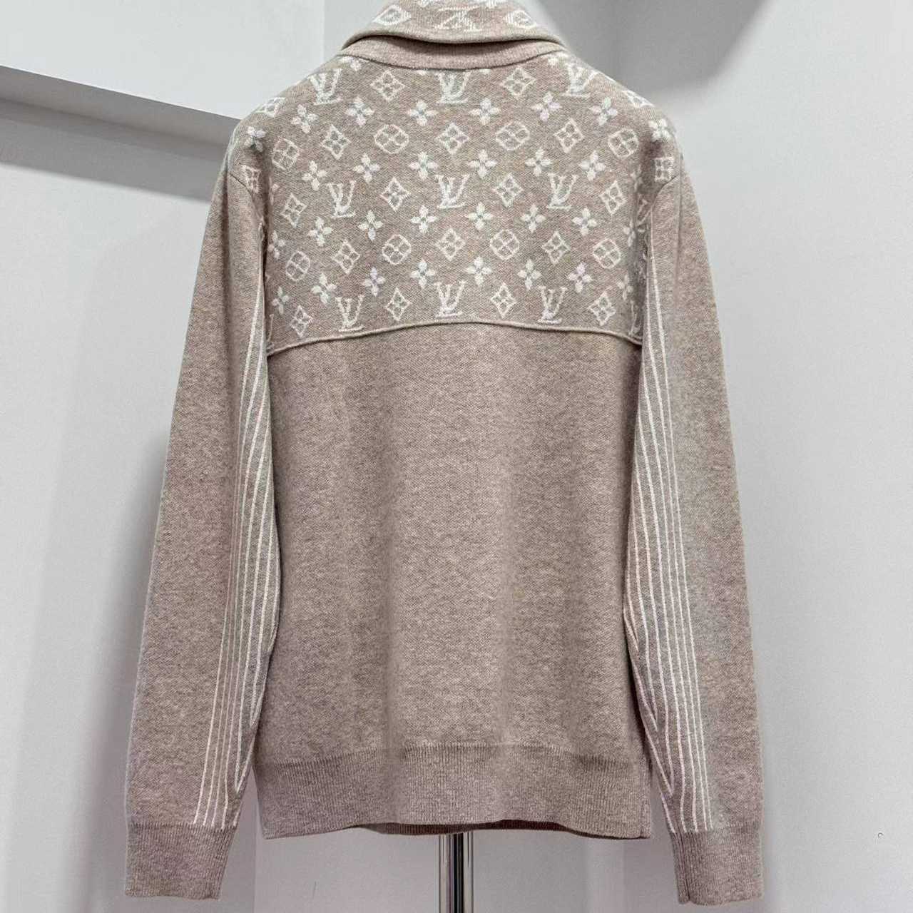 Louis Vuitton Ribbed Wool Half-Zip Pullover   1AJBWI - EUR FASHION
