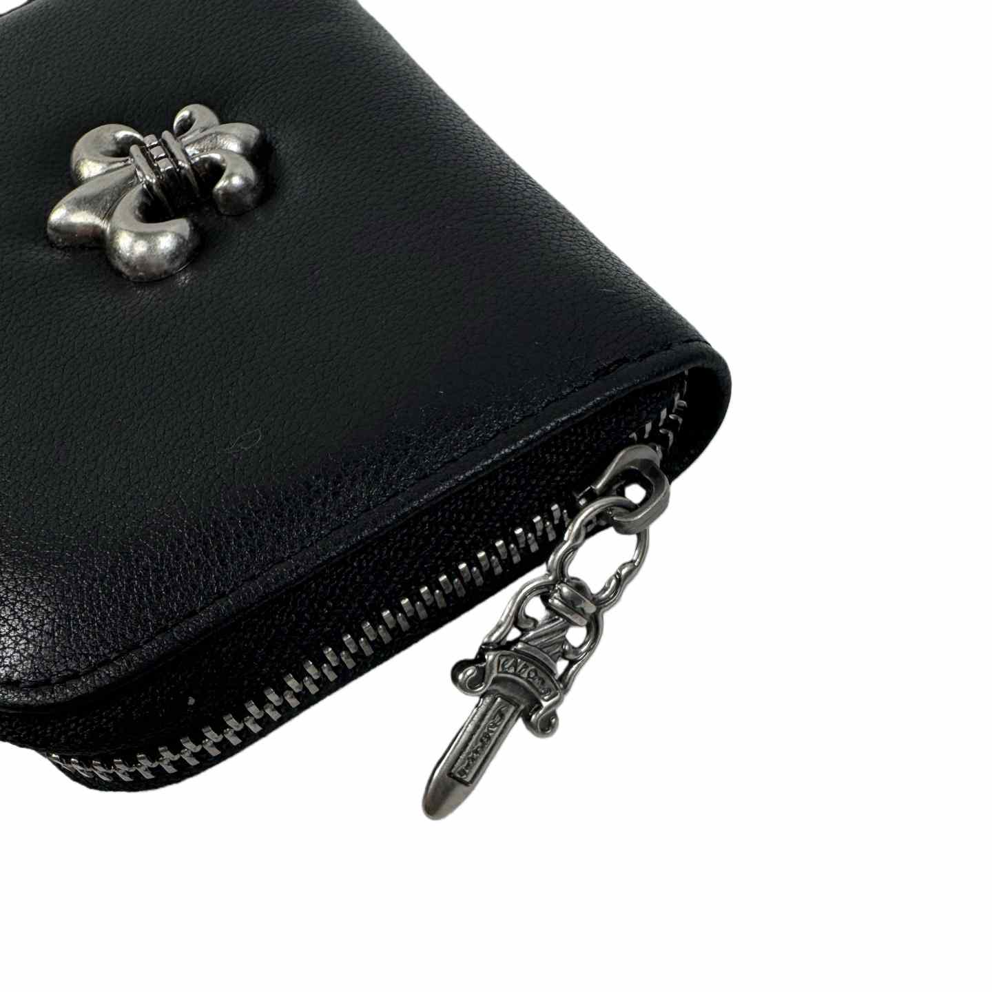 Chrome Heart Leather Cross Wallet - EUR FASHION