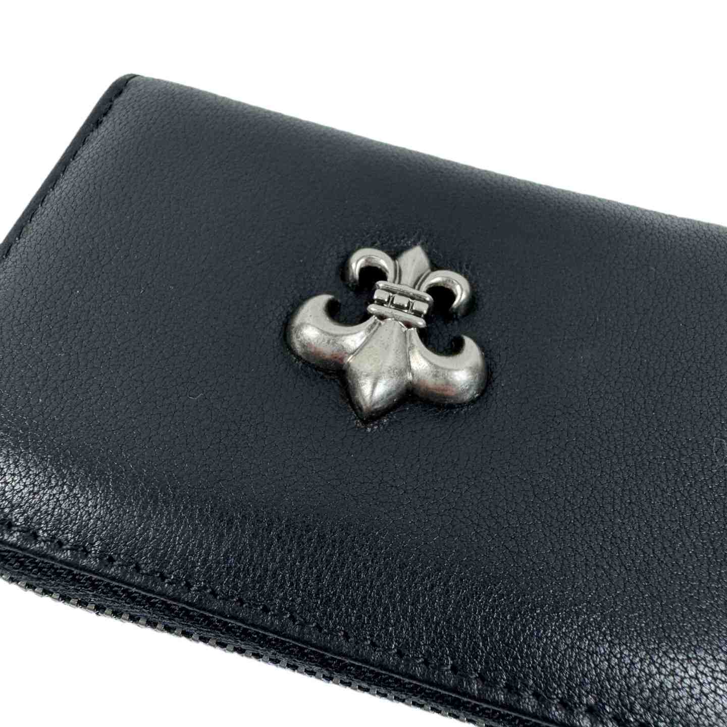 Chrome Heart Leather Cross Wallet - EUR FASHION