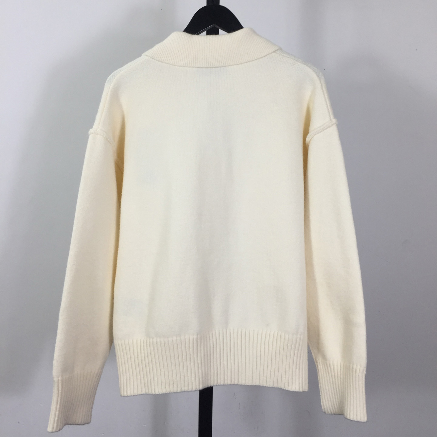 AMI Paris Ami De Coeur Wool Polo Shirt - EUR FASHION